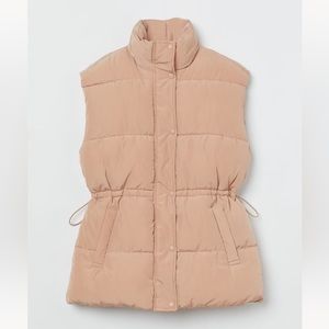 H&M Beige Puffer Vest